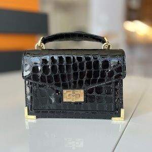 Authentic Kooples Emily Croco Small bag.